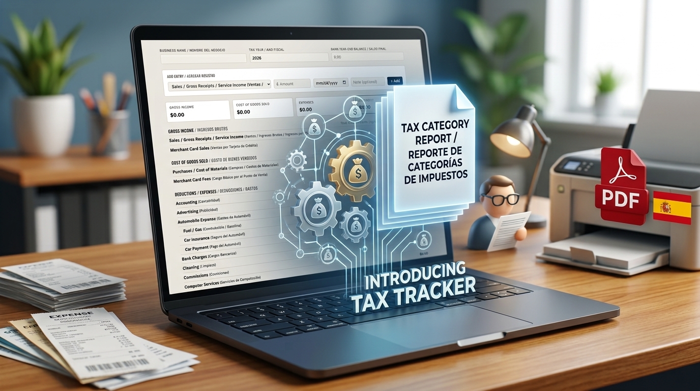 Simplify Tax Time: Introducing the PhotostripDesigner Tax Category Tracker